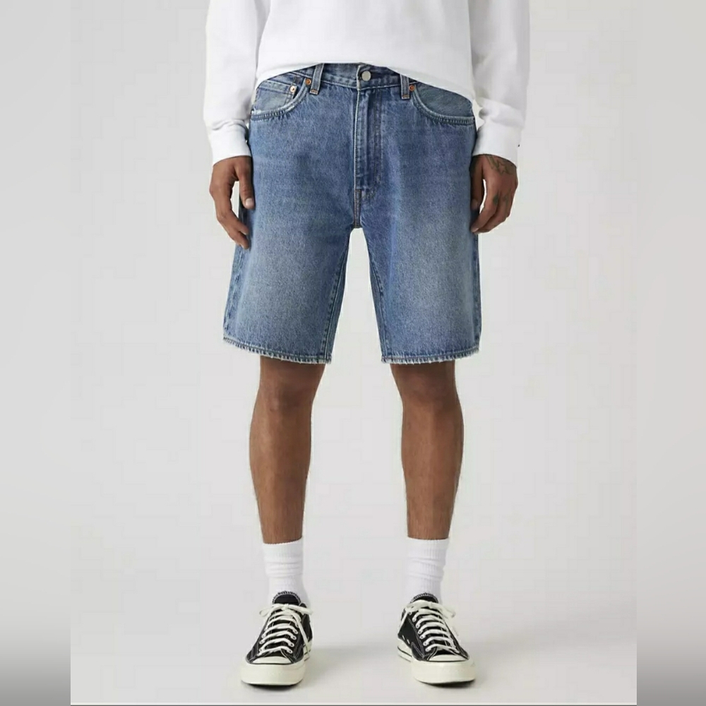 Levi's Men's 454 Relaxed Fit 10" Shorts - Blue Denim 33